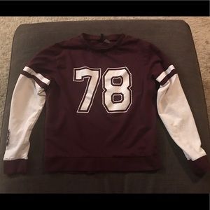 H&M crew neck long sleeve top size Medium
